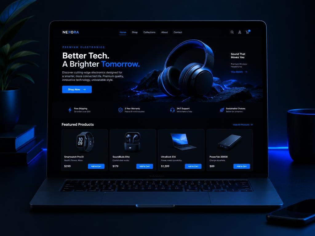 E-commerce Rebuild — Premium Electronics Store